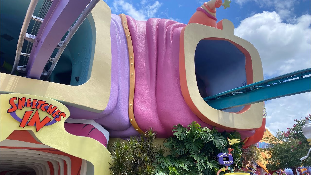 The High in the Sky Seuss Trolley Train Ride Full POV Ride Experience 2022 |  Islands of Adventure