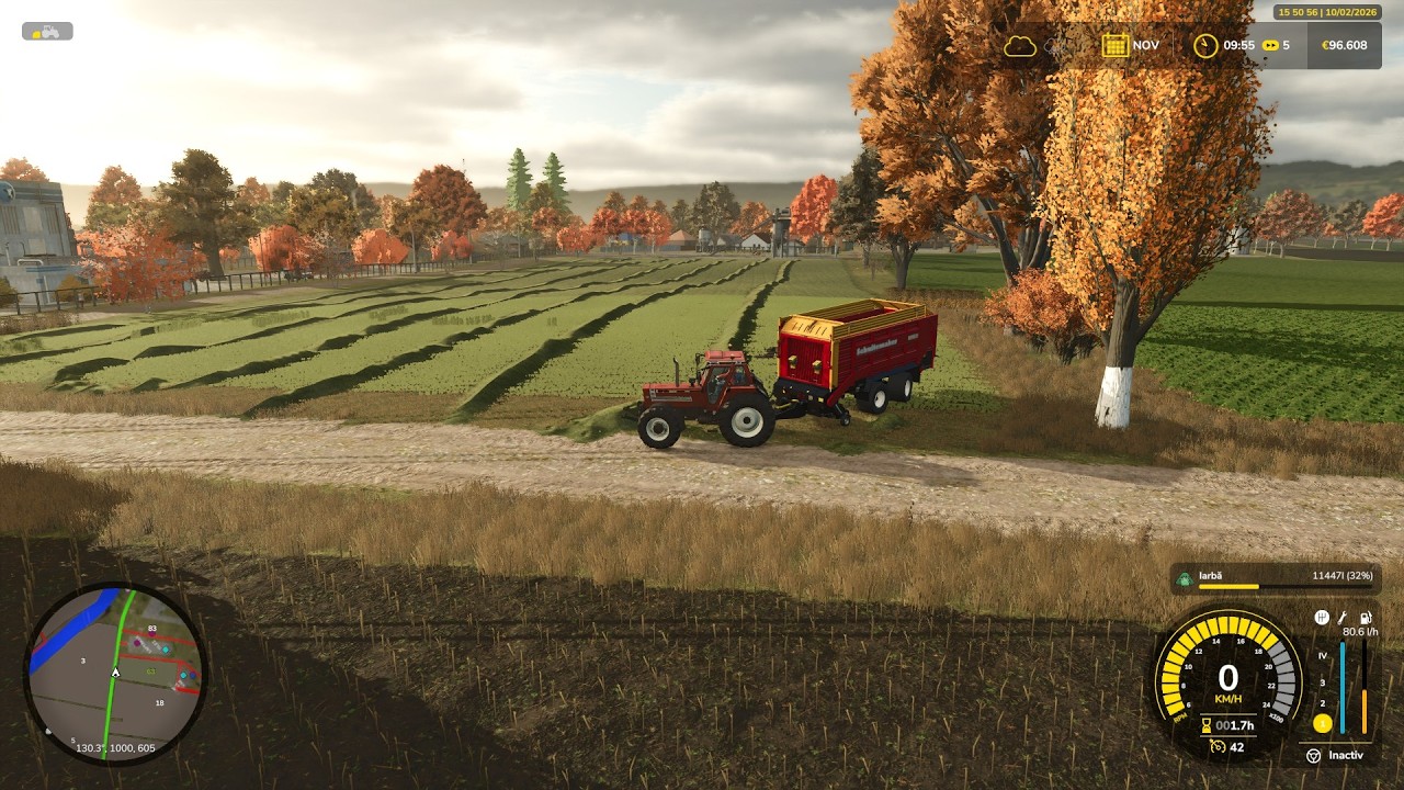 prima coasa de iarba  #harta Baraitaru#farmingsimulator25 episodul 2