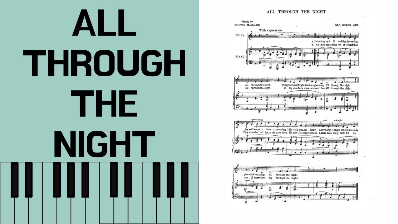 All Through The Night, Piano Accompaniment [with score]