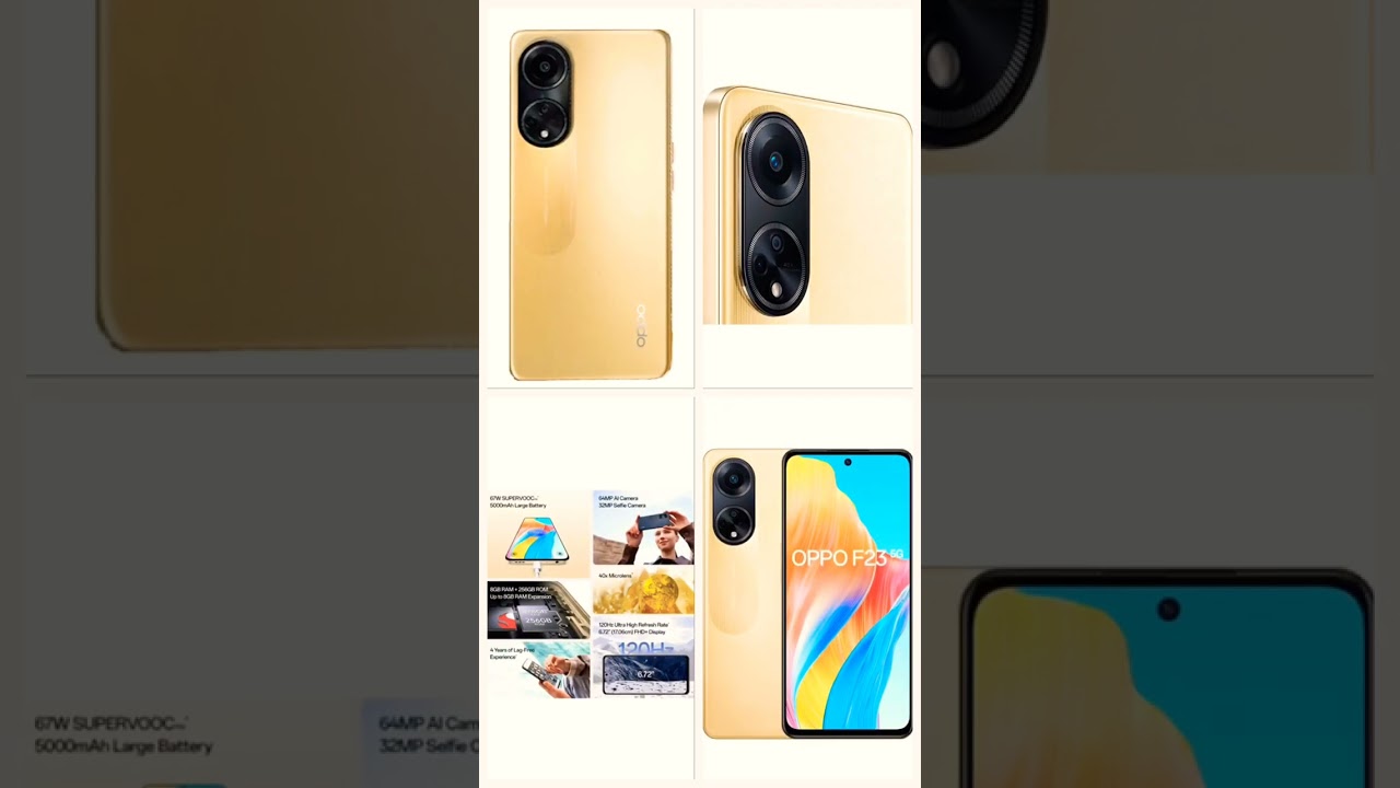 #OppoF23 5G(Bold gold)8/256₹24,690 #available #trending #shortvideo #viral