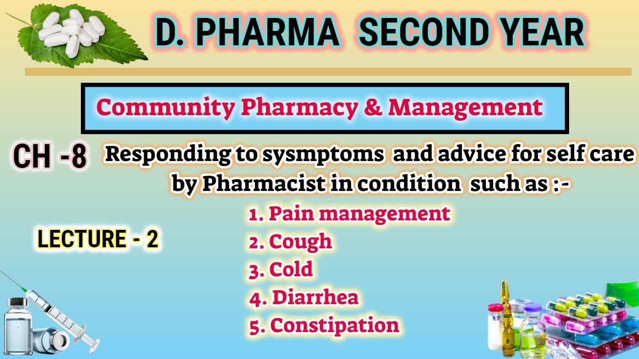 Over the counter (OTC) medicine | L-2 | CH-8 Community pharmacy and management | D.Pharm second year