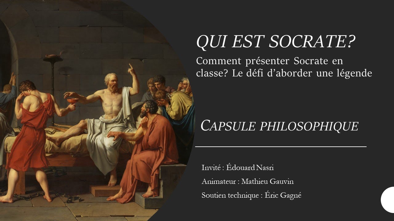 Qui est Socrate? Entretien avec Édouard Nasri