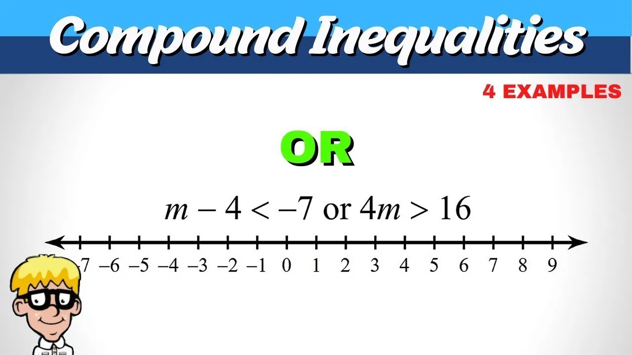 Compound Inequalities on a Number Line | OR