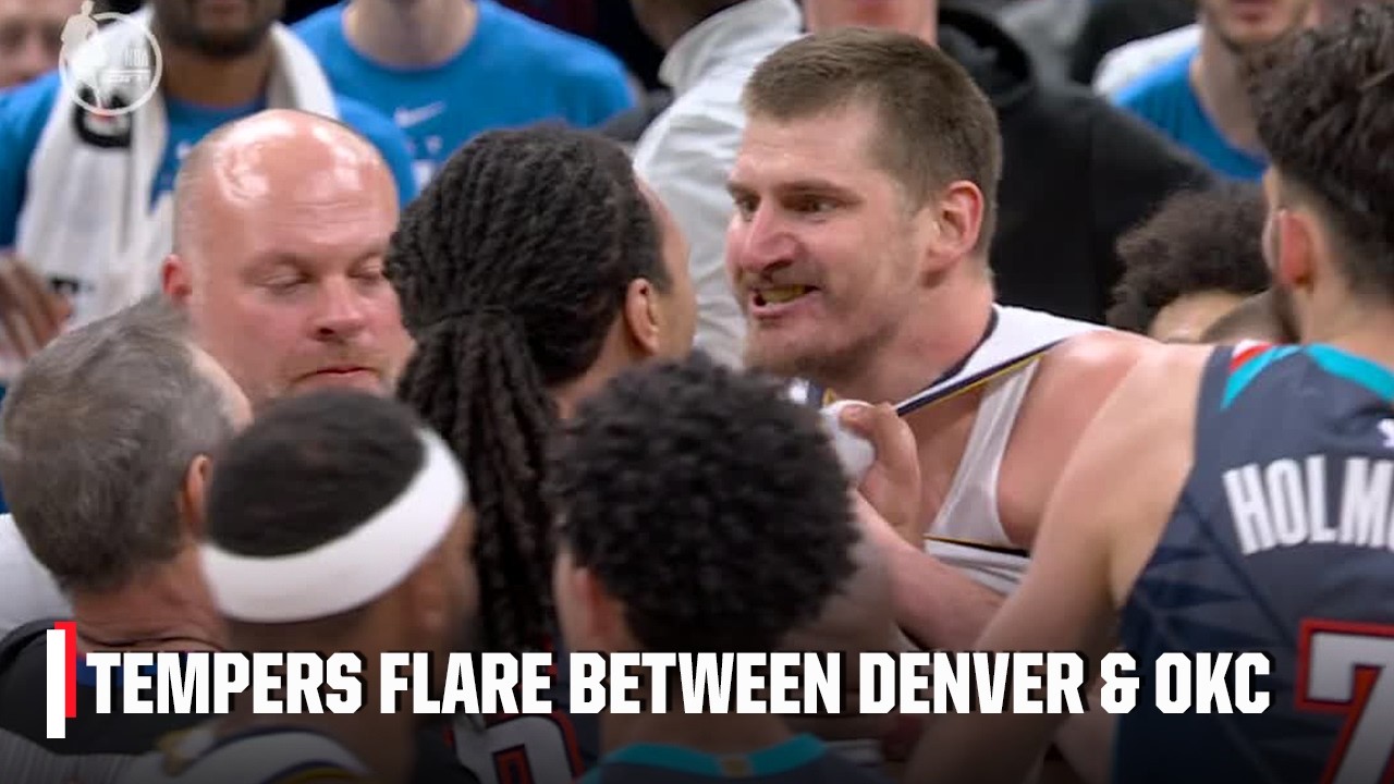 Lu Dort ejected, Nikola Jokic & Jaylin Williams T’d up after altercation | NBA on ESPN