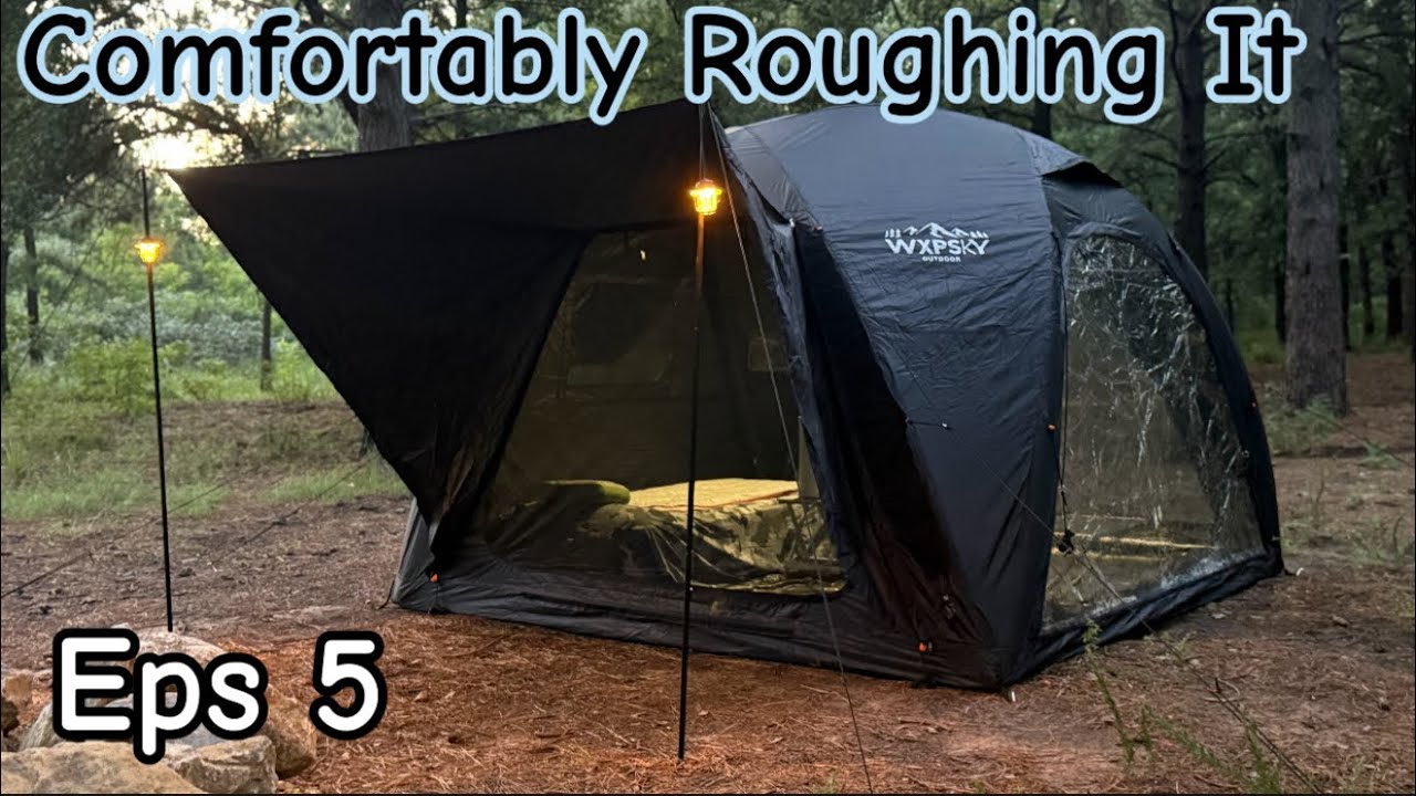 Camping in WXPSKY Inflatable Glamping tent