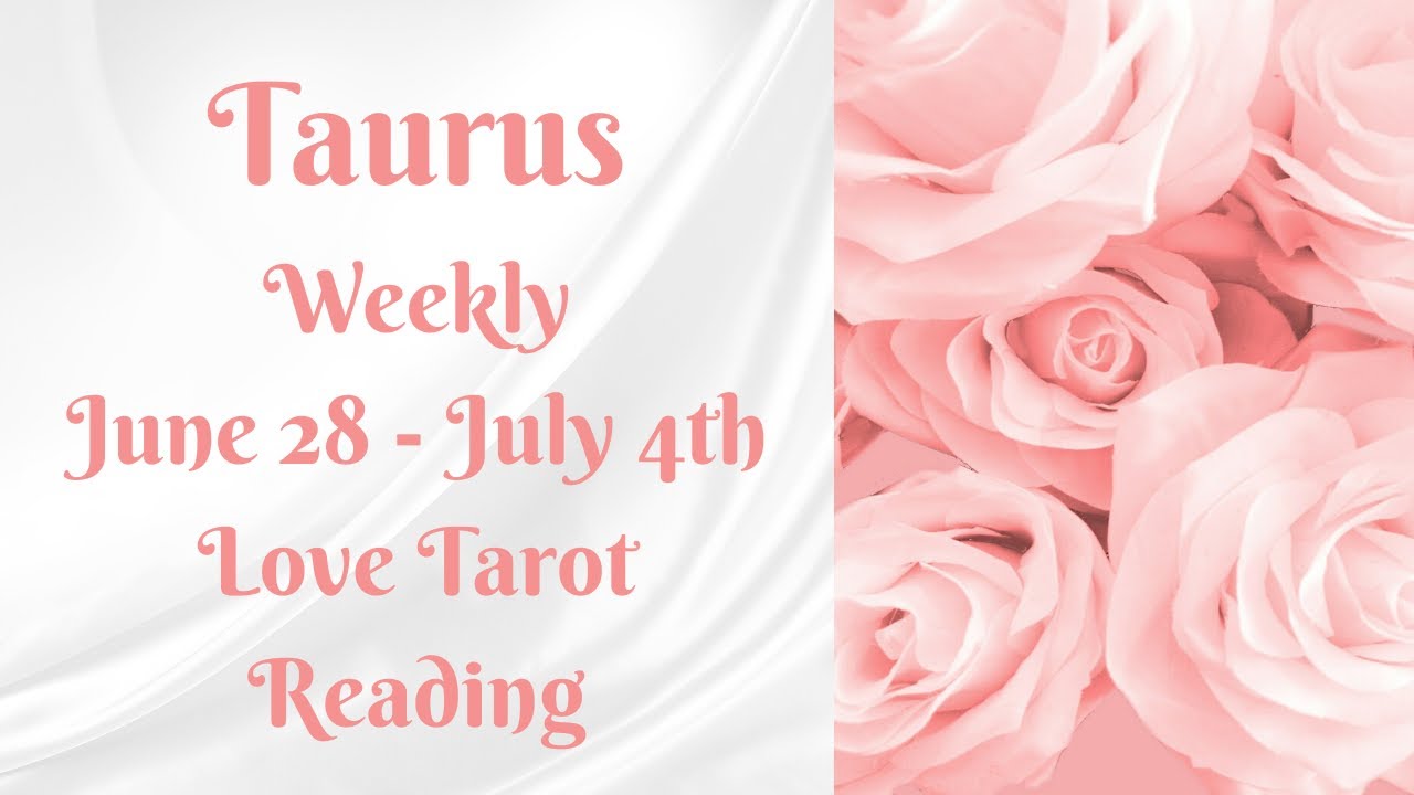 Taurus 💖~ Someone Has An Addiction That's Really Taking Over This Connection! ~ June 28-4 Tarot