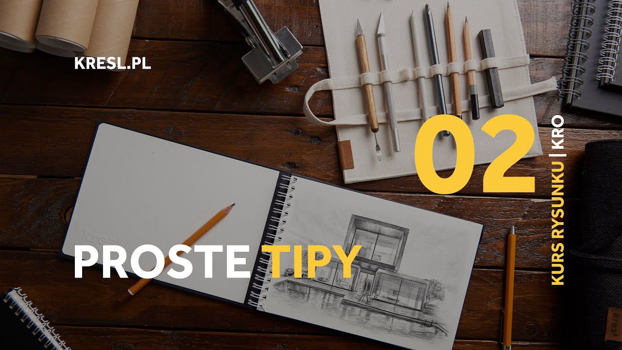 Walor, szraf, kreskowanie i nakładanie cieni | Proste TIPY 02 - Kresl.pl