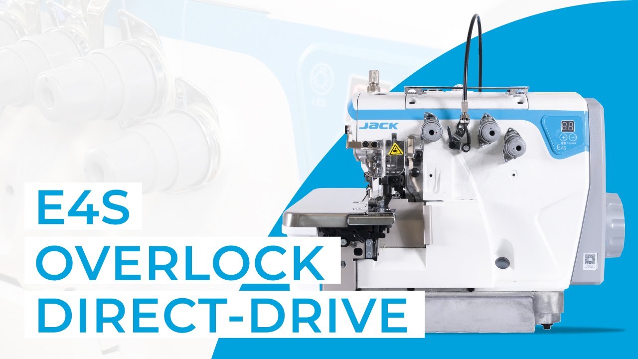 VOCÊ NUNCA VIU NADA IGUAL! DIFERENCIAIS DA MÁQUINA DE COSTURA OVERLOCK E4S | MÁQUINAS JACK