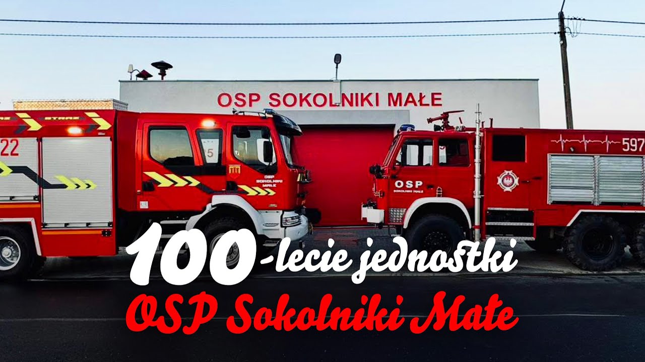 100-lecie jednostki OSP Sokolniki Małe (+ przyjazd nowego wozu)
