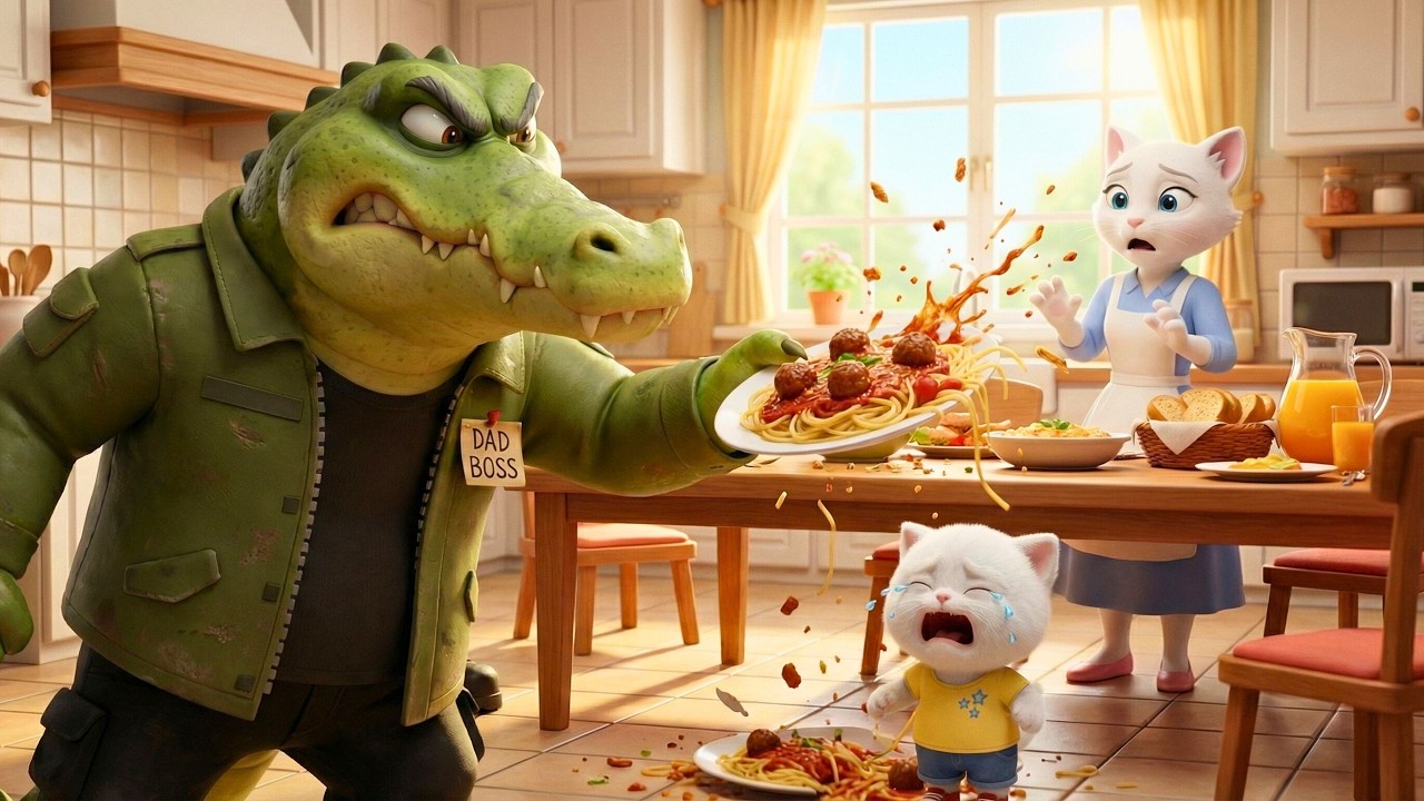 Selfish Crocodile Dad Picks Power Over Family – Instantly Karma Hits!