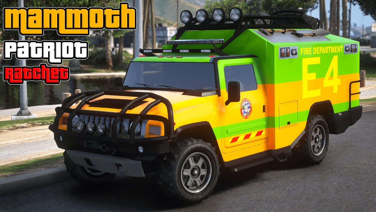 Mammoth Patriot Ratchet (Ratchet from 'Transformers') | GTA V Lore Friendly Car Mods | PC