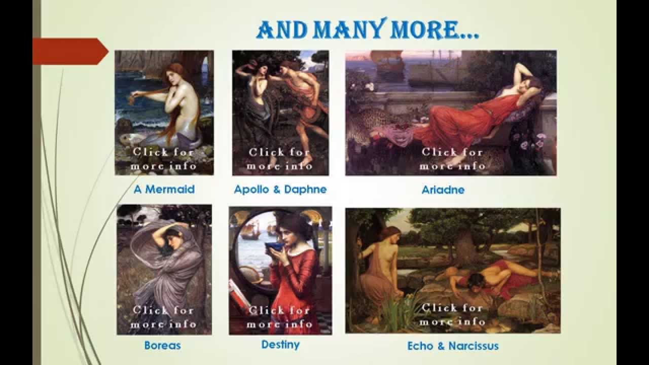 John William Waterhouse Cross Stitch Patterns