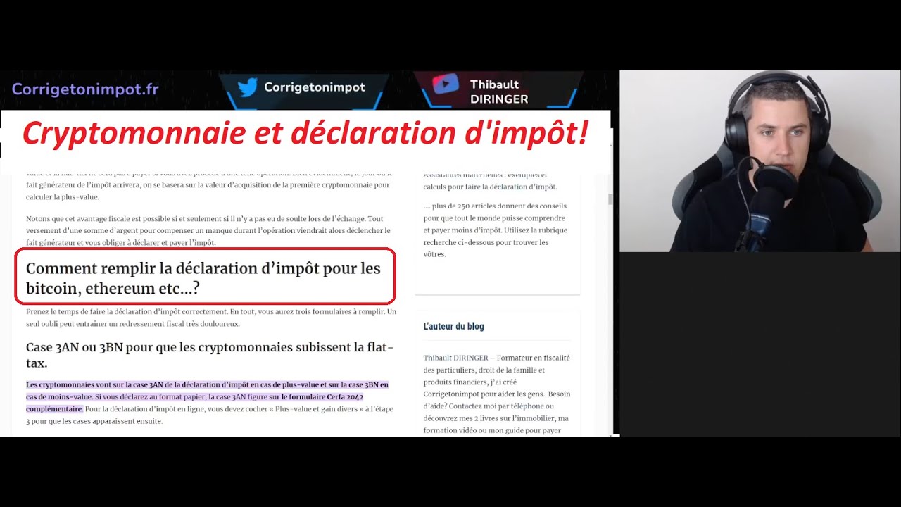 Cryptomonnaie : comment remplir la déclaration d'impôt?