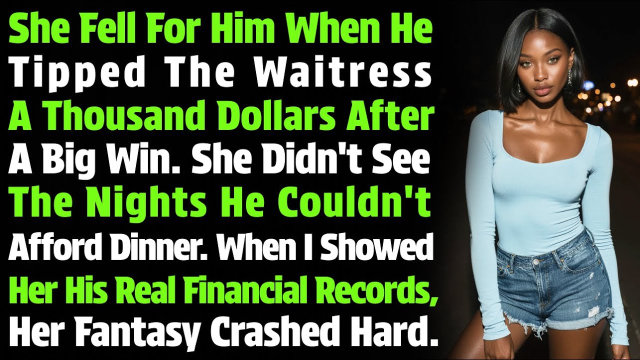 She Fell For Him When He Tipped The Waitress A Thousand Dollars After A Big Win. She Didn't See...