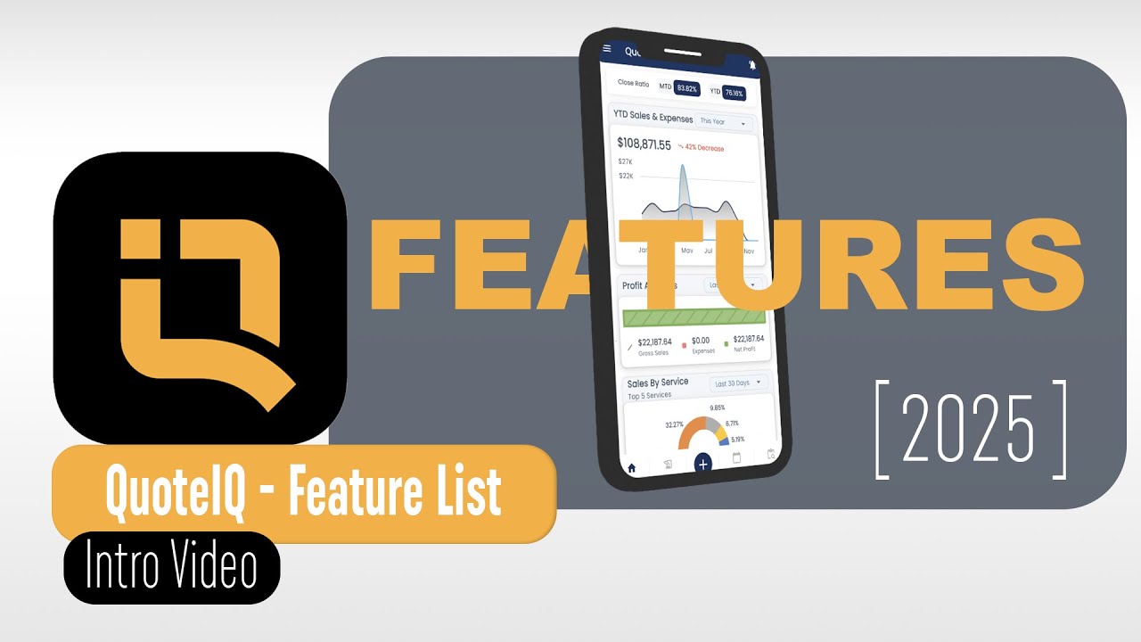 QuoteIQ Features - Ultimate Tools for Managing and Growing Your Home Service Business