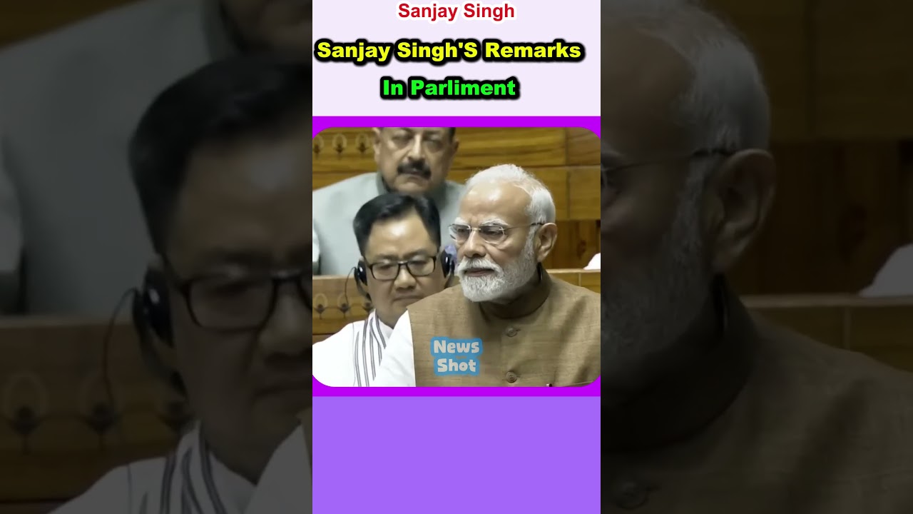 Sanjay Singh's Remarks in Parliament #shortvideo #breakingnews #politics #latestnews #aap