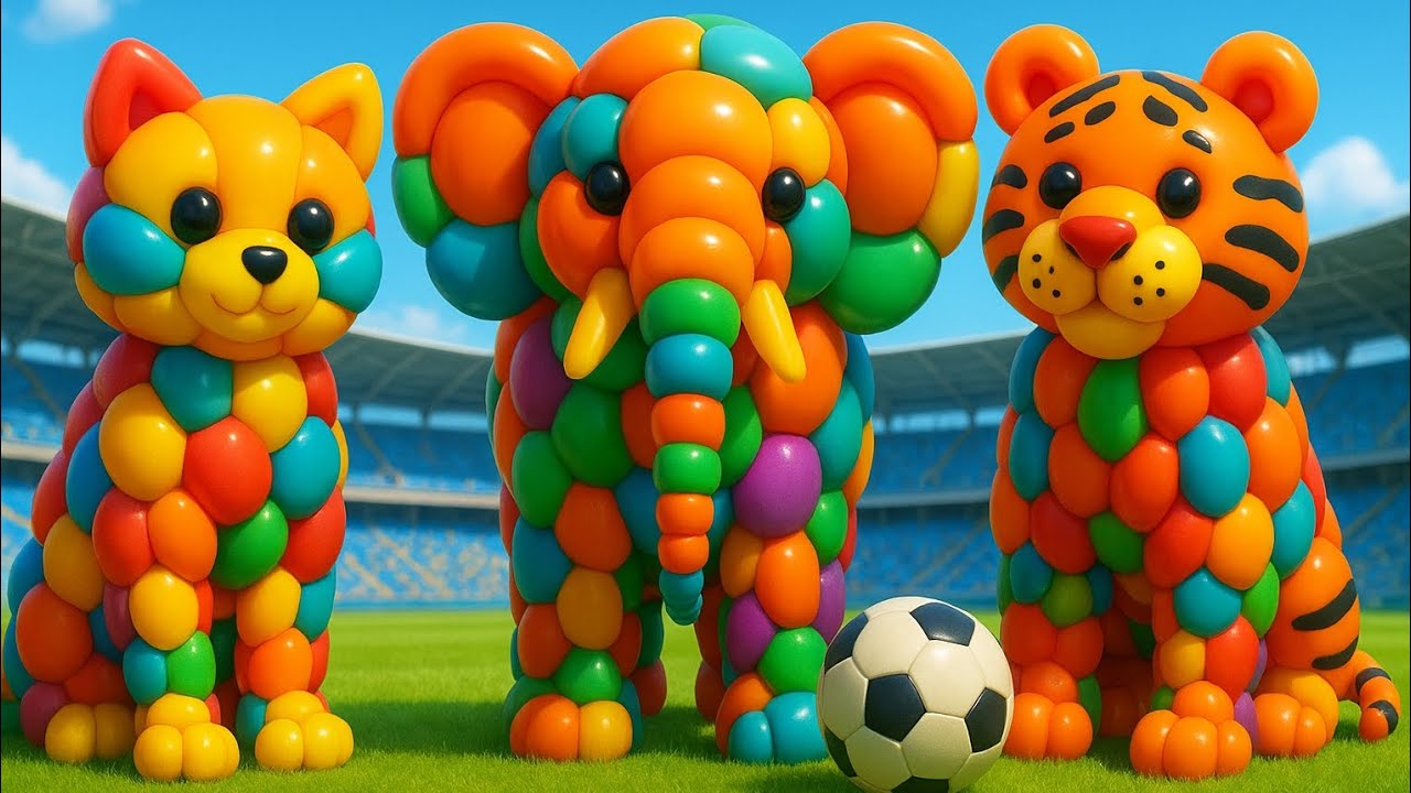 🦍The mascot vibrato assistant cat placed on the football field is popular, co-produced, and creative