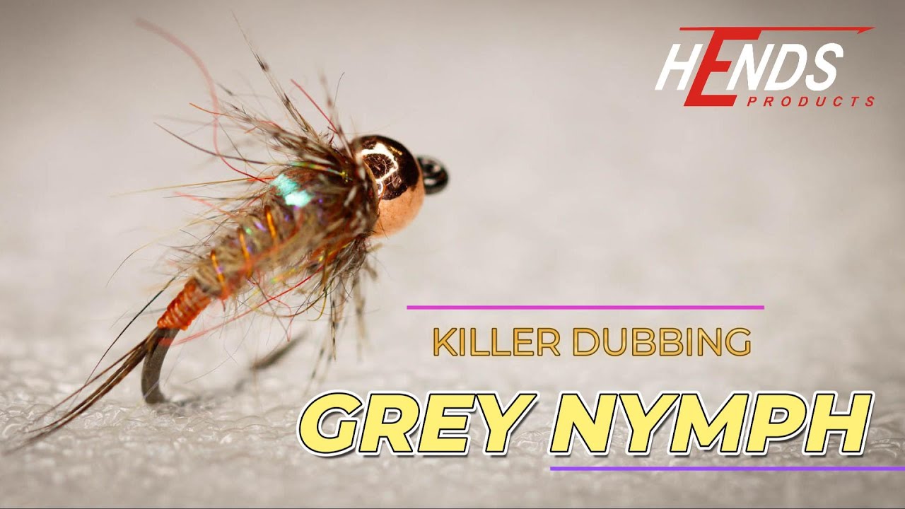 KILLER DUBBING//Grey Nymph//fly tying