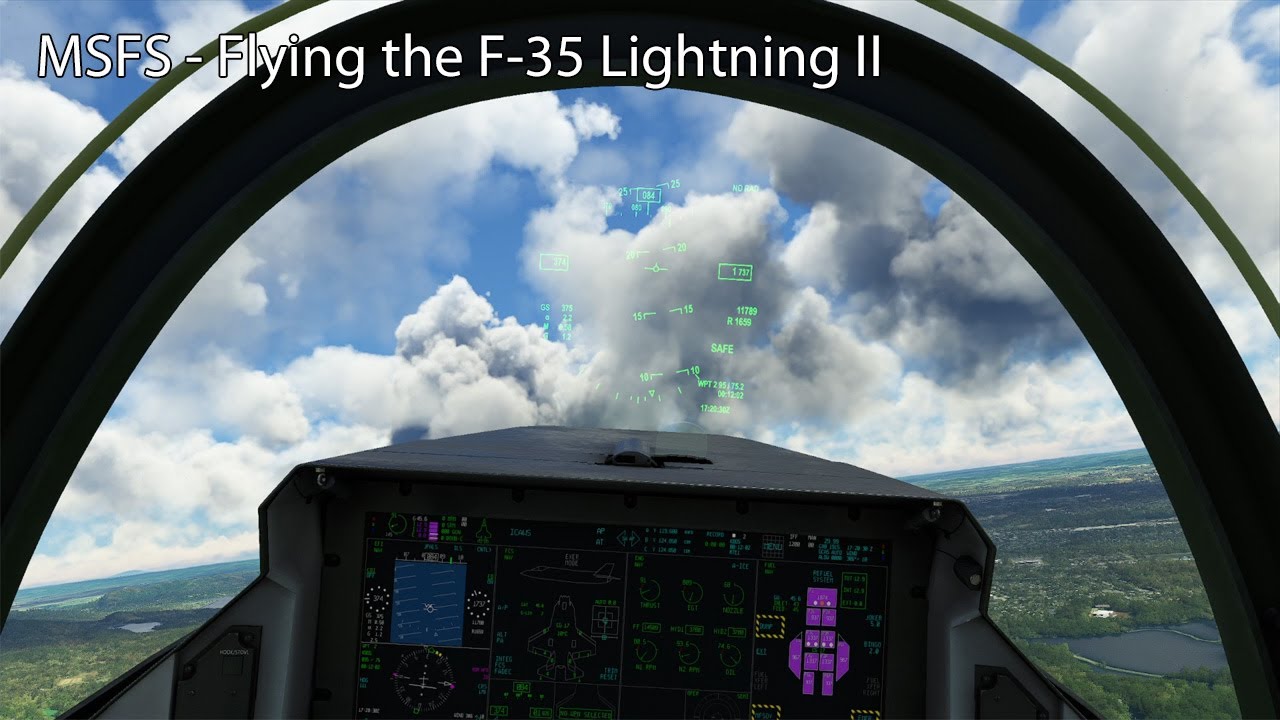 MSFS - Flying the F-35 Lightning II
