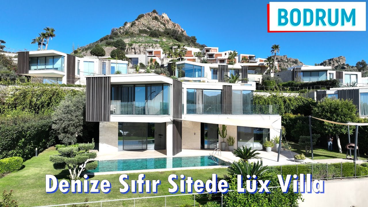 Бодрум Ялыкавак Вилла Denize Sıfır Sitede Satılık Luks Бодрум Ялыкавак
