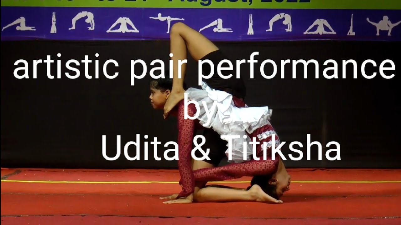 Shiva tandava stotram! Original Artistic pair perform by udita & titiksha  #shivtandavastotram