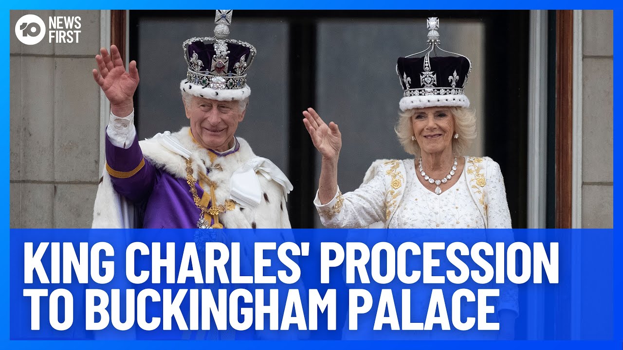 King Charles III's Royal Procession To Buckingham Palace l 10 News First