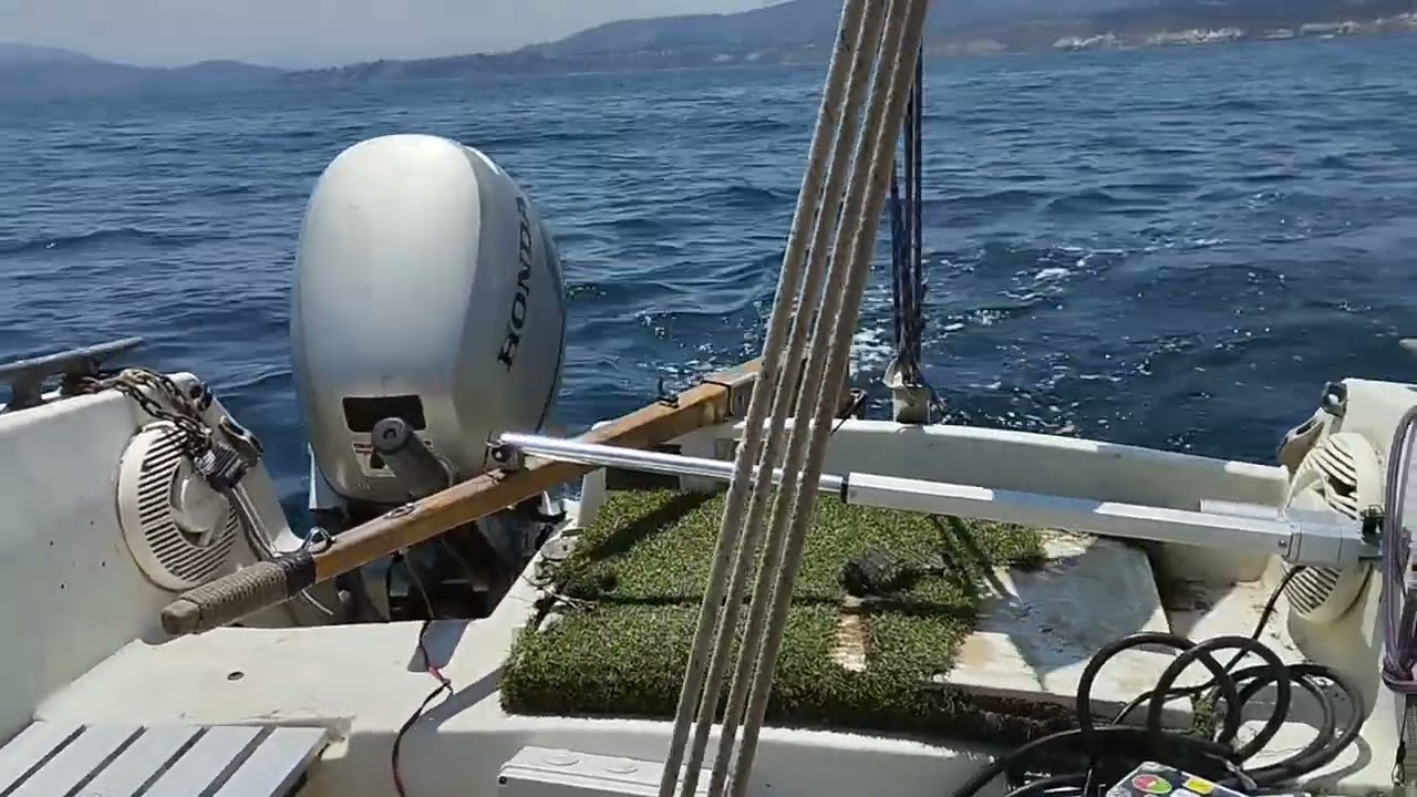 Tack function Pypilot autopilot. Dufour T6