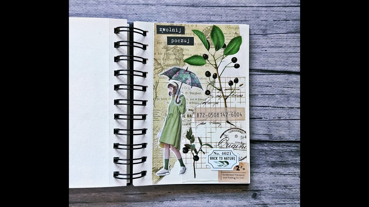 Wyzwanie #52strony - artjournal bez mixed media. Cz. 2/4
