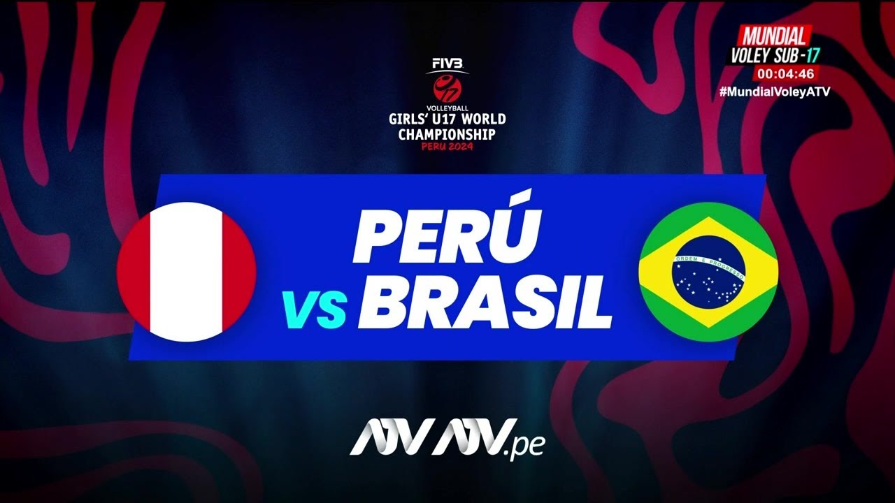 Mundial de Vóley Sub 17: Perú vs Brasil