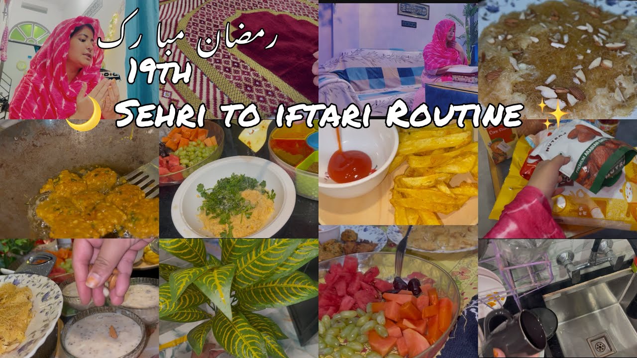 19th Ramadan Mubarak 🌙 | Sehri To Iftar Routine | Alhamdulillah #lifewithzeba#iftarspecial#vlog 