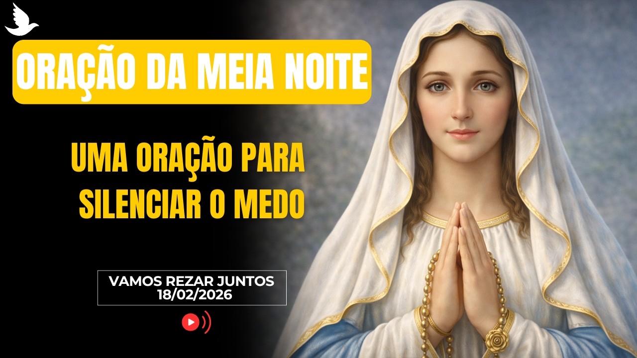 ORAÇÃO DE HOJE PODEROSA (18 DE FEVEREIRO) UMA ORAÇÃO PARA SILENCIAR O MEDO.