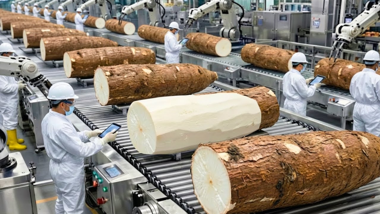 Proceso de producción de harina de trigo en una fábrica moderna que impresiona por su escala