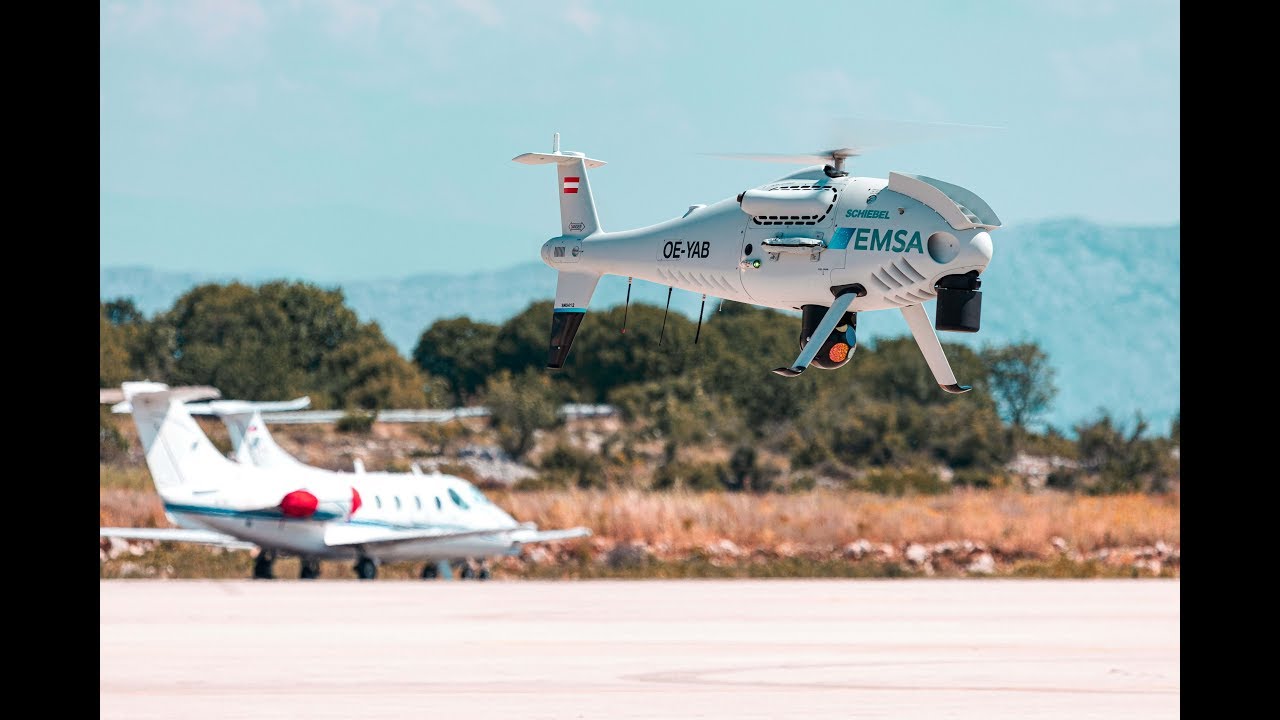 Schiebel CAMCOPTER® S-100 - EMSA Coast Guard Services (Croatia)