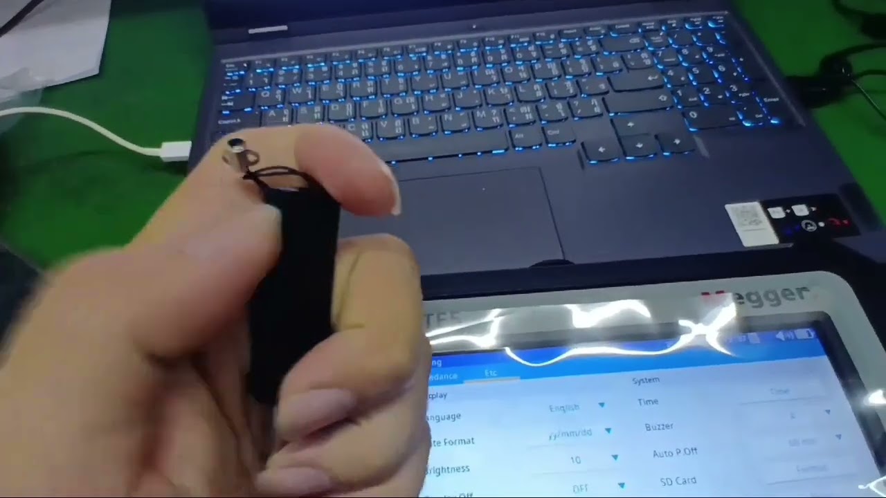 Updating firmware of Megger BITE 5