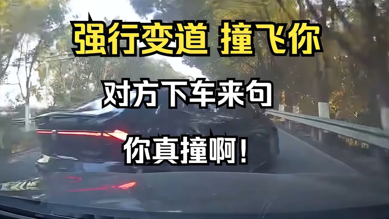 囂張別車還叫嚣？硬茬硬核反擊，結局舒適