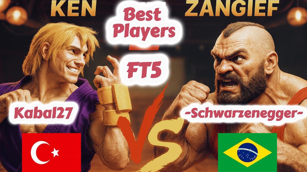 Street Fighter II': Champion Edition - Kabal27 vs -Schwarzenegger- - FT5 -1080P/60FPS - 07.09.2025