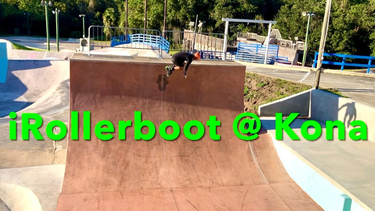 Aggressive in-line skating at Kona skatepark - 2025 feat. @iRollerboot