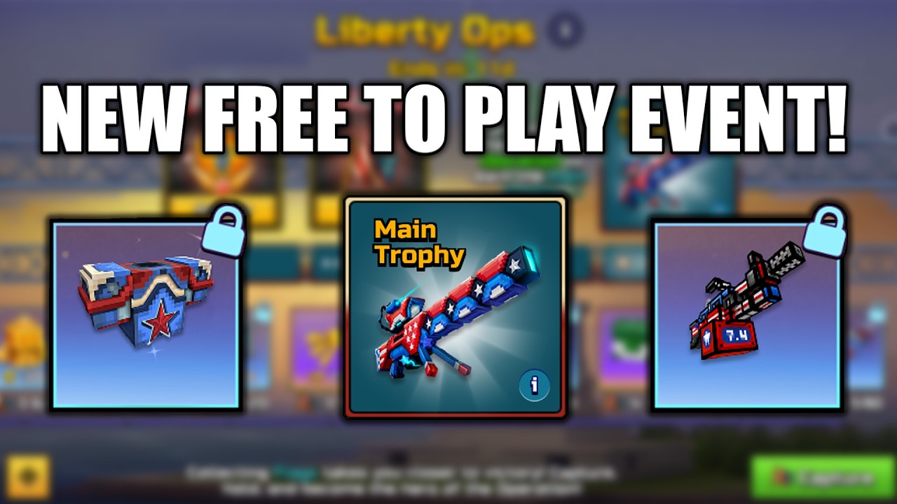 Liberty Ops Event Review, Free National Hero Sniper - Pixel Gun 3D