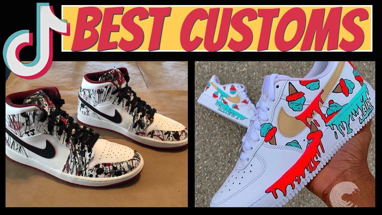 New Custom Sneakers 2021 | TikTok Compilation | Painting on Shoes