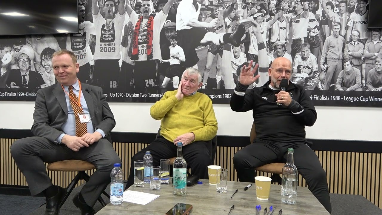 An evening with LUTON TOWN legends David Pleat & Wayne Turner 9 - 1 - 25