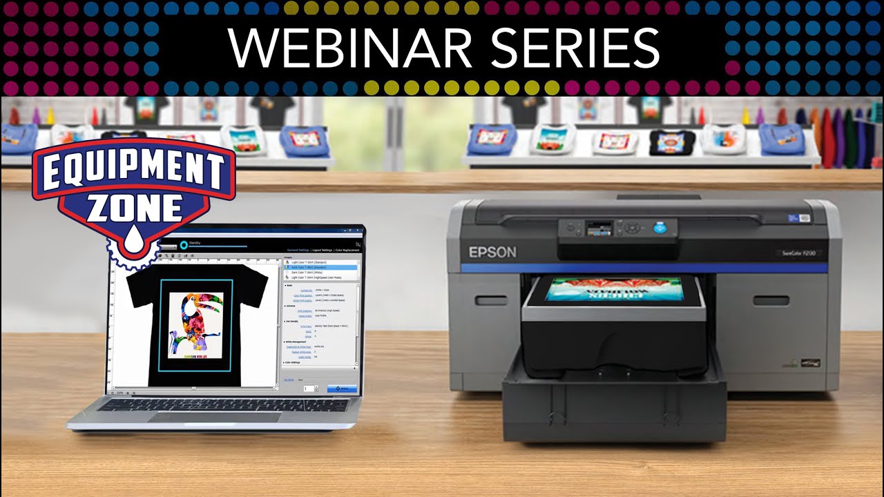 Using Epson's Garment Creator DTG Software - Dark Garments