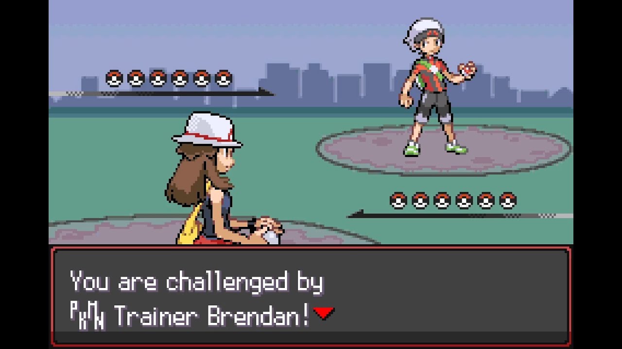 Pokemon Radical Red Boss Battle Brendan Victory Road