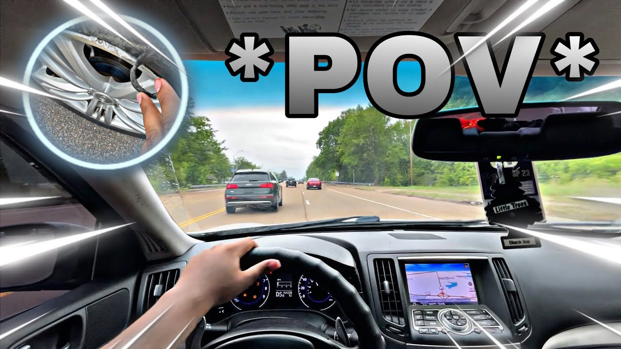 Проскальзывая и подрезая поток машин на моем «стандартном» Infiniti G37 (видео от первого лица), ...