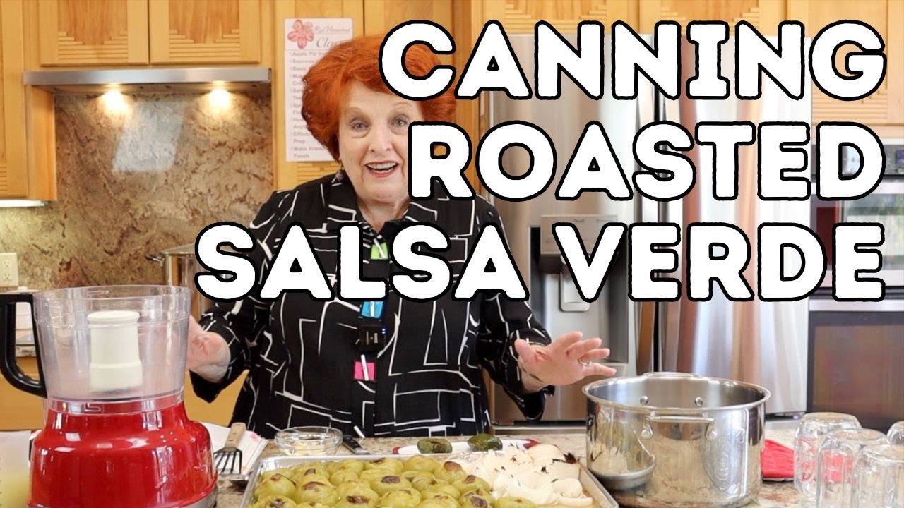 Canning Roasted Salsa Verde