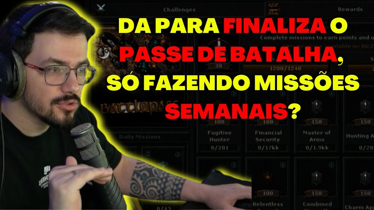 Tibia RUBINI EXPLICANDO SOBRE O PASSE DE BATALHA DO RUBINOT, VALE A PENA? #financeirandoplay