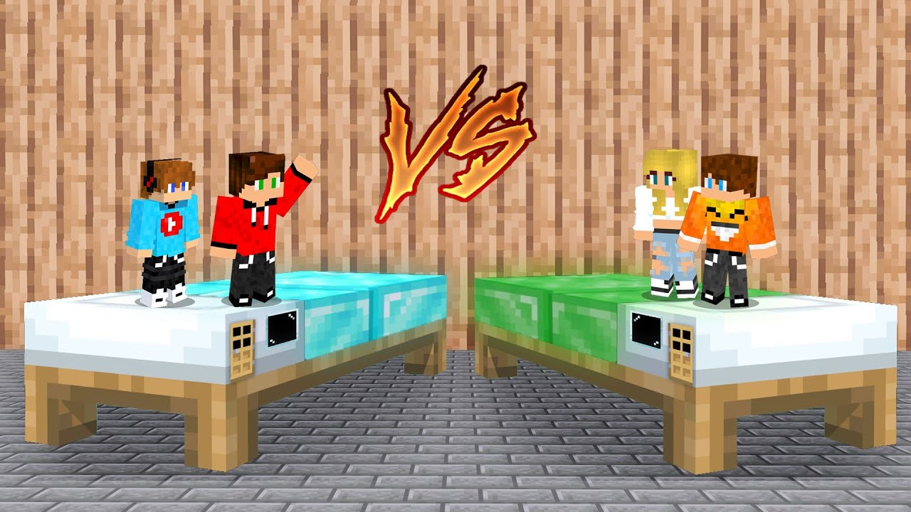 UZBROJONE ŁÓŻKO SmileSlow vs ŁÓŻKO Sebka w Minecraft!