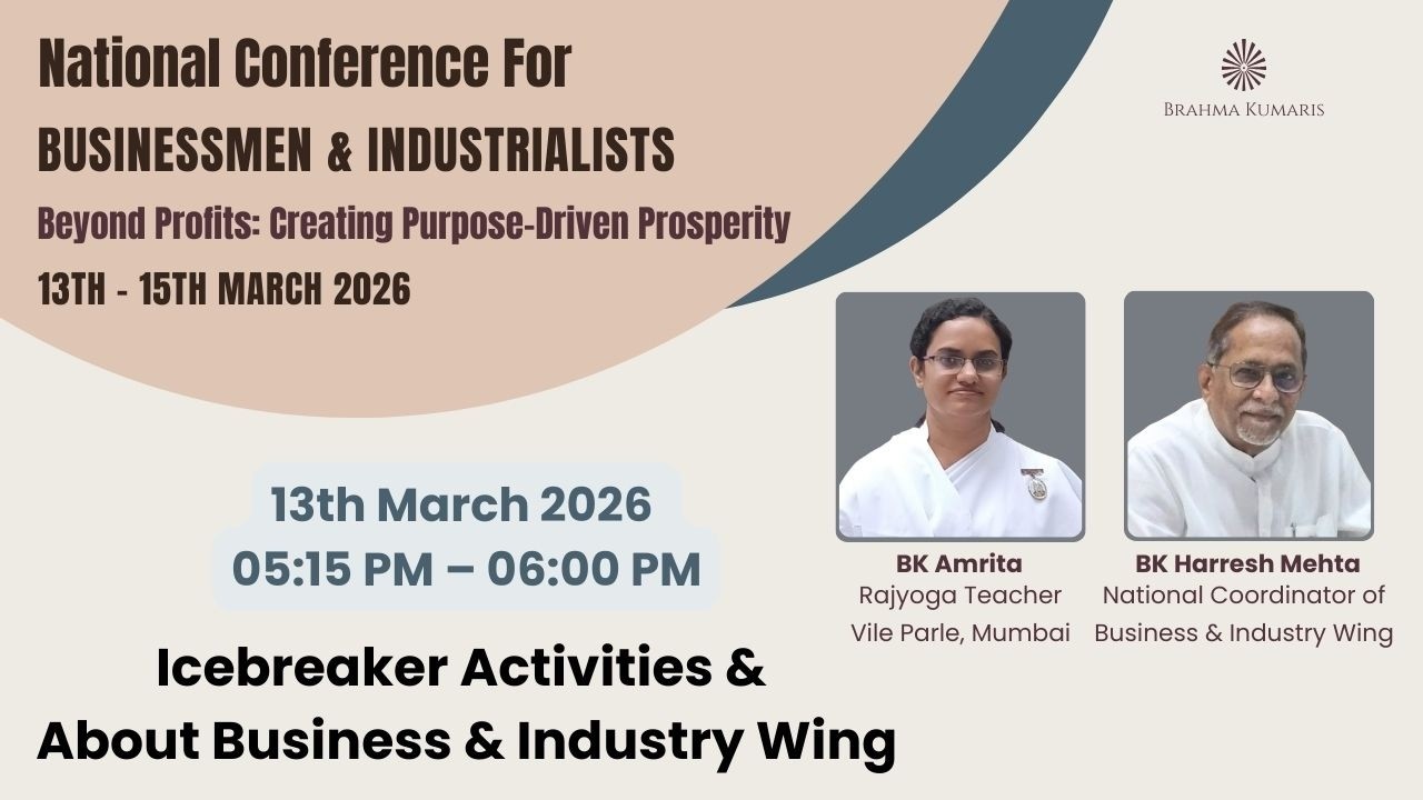 Live : Icebreaker Activities & About the Business & Industry wing by BK Amrita IORC, Delhi-NCR