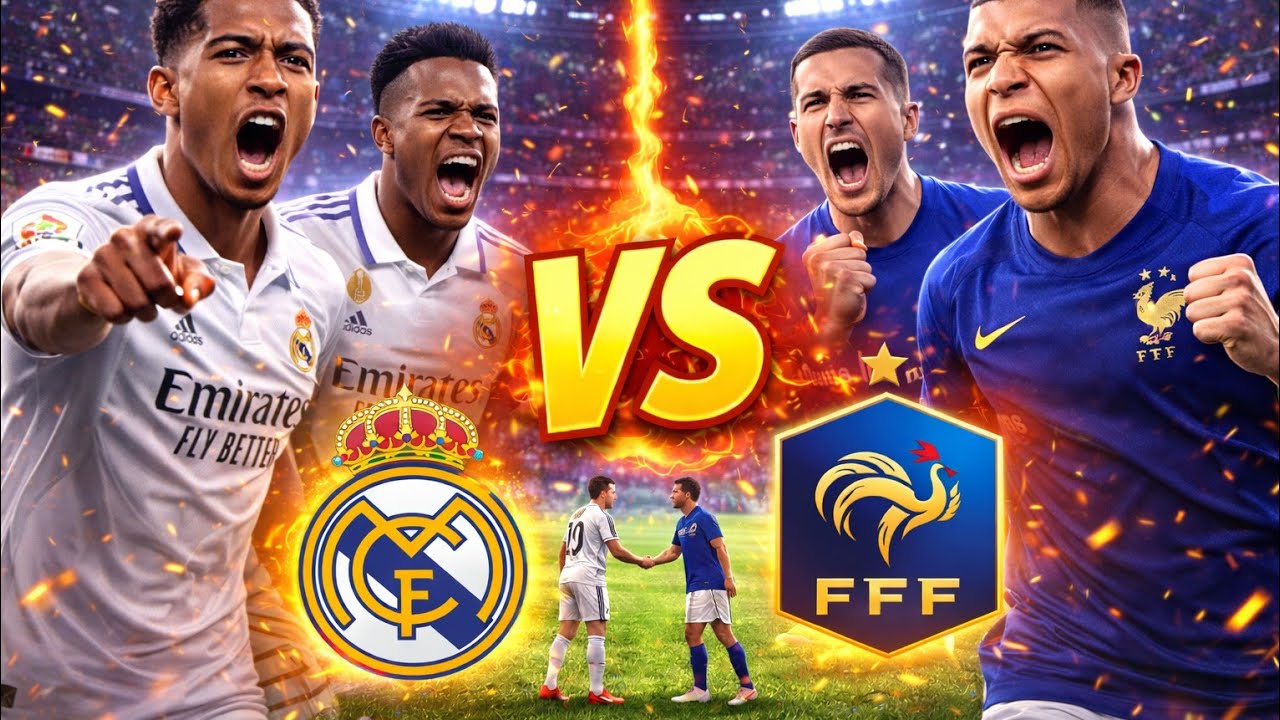 Real Madrid vs France 2v2 😱🔥 | FC24 w/ @jADELONERBOY