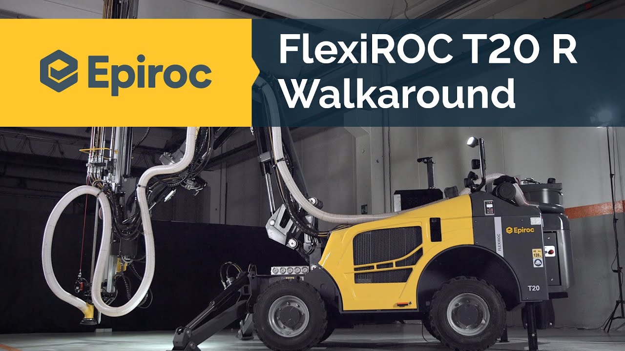 Epiroc FlexiROC T20 R walkaround video