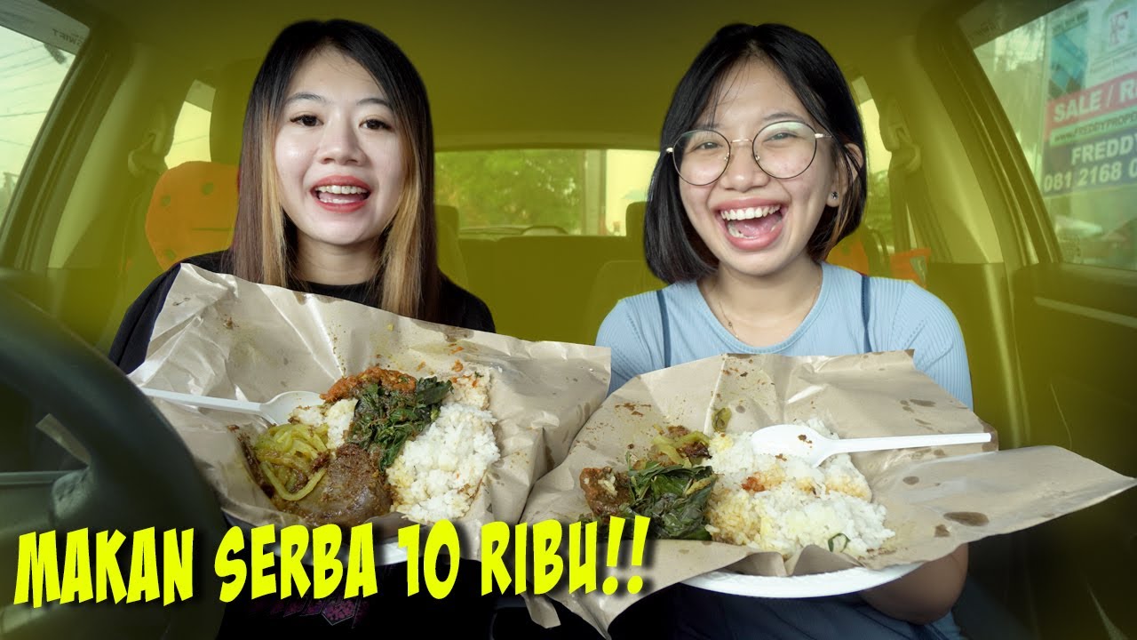 TANTANGAN MAKAN SERBA 10 RIBU SELAMA 24 JAM!!